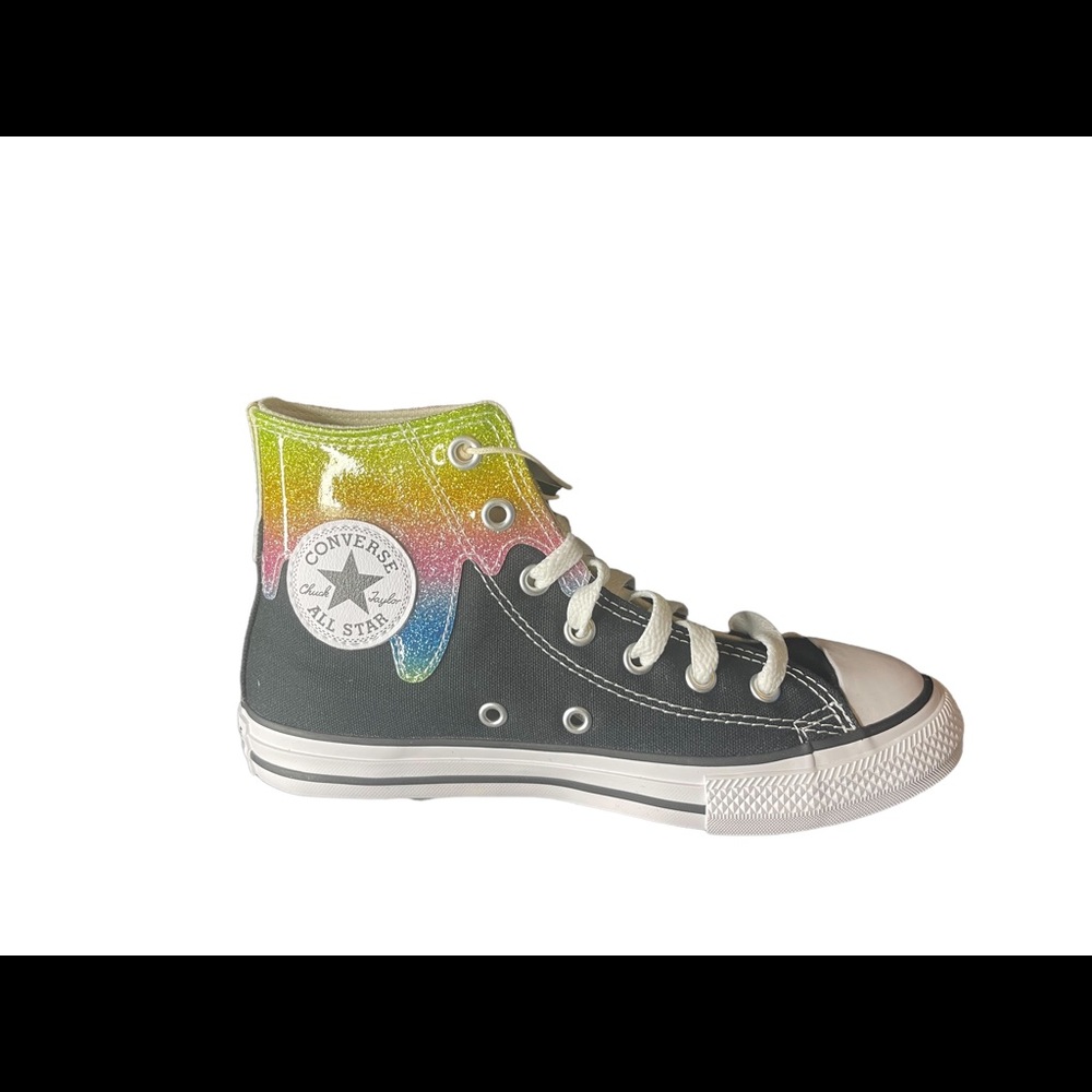 CHUCK TAYLOR ALL STAR GLITTER DRIP HIGH-TOP SNEAKER - KIDS